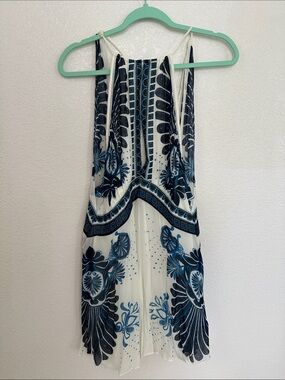 Reiss | Dresses | Reiss Blue Posey Mini Dress Size 2 Euc | Poshmark